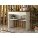 Ver imagem 2 de Aparador Max 90 Off White com Freijó 1 Gaveta - Ofertamo