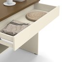 Ver imagem 3 de Aparador Max 90 Off White com Freijó 1 Gaveta - Ofertamo