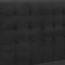 Ver imagem 2 de Cabeceira para Cama Box Casal 140 Cm Ana Suede Preto - Estopar