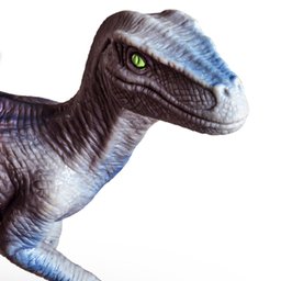Dinossauro De Brinquedo Vinil Velociraptor 26cm Cometa 055 - 2