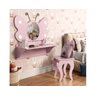 Cama Infantil Crystal Com Penteadeira Camarim Rosa e Luz de LED - 4