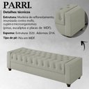 Ver imagem 3 de Recamier Calçadeira Bau 160 cm Pes MDF Parri Linho SL 76 Peer
