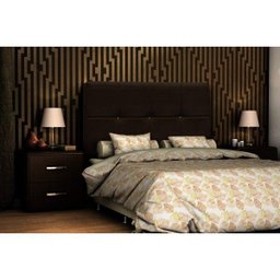 Cabeceira Queen Estofada Suede Vênus  - 1