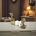 Ver imagem 2 de Escultura Decorativa Menino 7 Cm Espressione