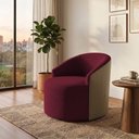 Ver imagem 1 de Poltrona Design Marcante Confortavel para Sala Vermelho Leticia