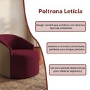 Ver imagem 2 de Poltrona Design Marcante Confortavel para Sala Vermelho Leticia
