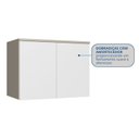 Ver imagem 4 de Modulo Aéreo 2 Portas 100cm x 73cm 54cm Cinza/Niquel|Blanc