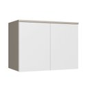 Ver imagem 1 de Modulo Aéreo 2 Portas 100cm x 73cm 54cm Cinza/Niquel|Blanc