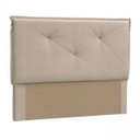 Ver imagem 2 de Cabeceira Casal Estofada Suede Vic