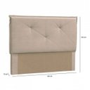 Ver imagem 3 de Cabeceira Casal Estofada Suede Vic