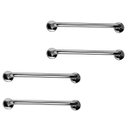 Ver imagem 1 de Barra de Apoio Inox 60cm Kit 4 Unidades Idoso Deficiente Banheiro Box Acessibilidade Cadeirante Supo
