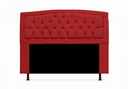 Ver imagem 2 de Cabeceira Geovana e Calçadeira Veneza Baú Queen 160cm Suede Vermelho - LM DECOR