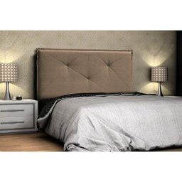 Cabeceira Queen Estofada Suede Vic - 1 Cabeceira Queen Estofada Suede Vic - 1