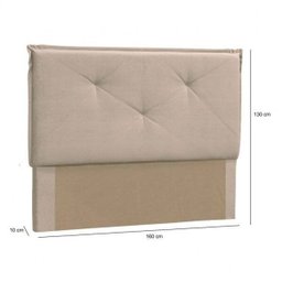 Cabeceira Queen Estofada Suede Vic - 3 Cabeceira Queen Estofada Suede Vic - 3
