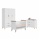 Ver imagem 1 de Jogo de Quarto Infantil Livia com Berço Wood