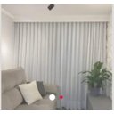 Ver imagem 1 de Cortina Trilho Suiço Forro com Linho 6.00 X 2.80