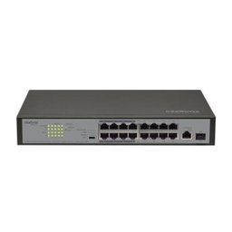 Switch 16P Fast PoE com 1P Gigabit Intelbras SF 1811 - 1