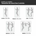 Ver imagem 4 de Cabeceira Cama Box Casal Luana 140cm Sintético Marrom - Abmaza