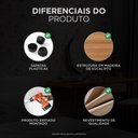 Ver imagem 7 de Cabeceira Cama Box Casal Luana 140cm Sintético Marrom - Abmaza