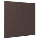 Ver imagem 5 de Cabeceira Cama Box Casal Luana 140cm Sintético Marrom - Abmaza