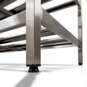 Ver imagem 6 de Mesa Aço Inox Profissional 160x70x90 cm com 2 Prateleiras Fenestradas com Espelho Nortinox Stander