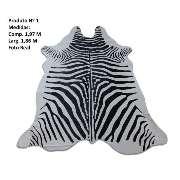 Tapete Pele Inteira Animal Print Zebra - 2