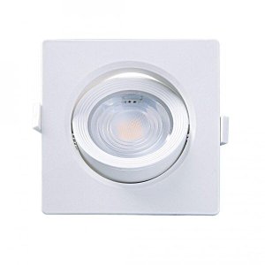 Spot Embutir Quadrado Alltop LED Par20 7W 3000K 45º Taschibra
