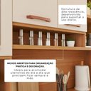 Ver imagem 5 de Armário de Cozinha Celeste 100% MDF 8 Portas e 3 Gavetas