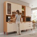 Ver mais imagens de Armário de Cozinha Celeste 100% MDF 8 Portas e 3 Gavetas
