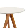 Mesa Lateral Off White com Amêndoa Classic Tebarrot Móveis - 5