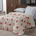 Ver imagem 2 de Coberdrom Sherpa-Percal 180 Fios Estampado Queen Gran Moratta 01 Peça - Floral Rose