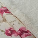 Ver imagem 4 de Coberdrom Sherpa-Percal 180 Fios Estampado Queen Gran Moratta 01 Peça - Floral Rose