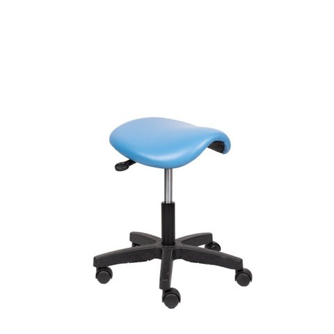 Cadeira Mocho Sela Azul Celeste Dentista Tatuador Estetica Manicure Odontologia Consultorio Luxo