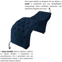 Ver imagem 4 de Maca Estofada Estética Cílios Salão Spa Suede Nicole Cor:azul Marinho