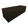Calçadeira Recamier Baú Casal Super King 195cm Suede Juliana Marrom - 2