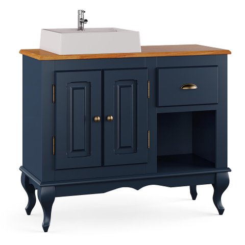 Balcão Lavabo 0,97m com Cuba - 3058