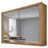 Guarda Roupa Creta 100% Mdf com 2 Portas Espelhadas - 2