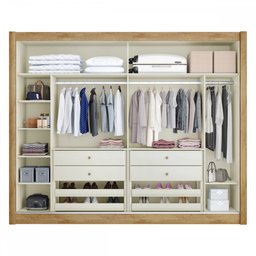 Guarda Roupa Creta 100% Mdf com 2 Portas Espelhadas - 3