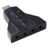 Adaptador Placa de Som Usb 4 Portas P2 - Compativel com Ps3 - A4pusbm - 1