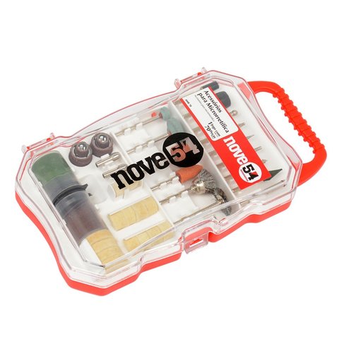 ACESSÓRIOS PARA MICRORRETÍFICA COM 70 PEÇAS NOVE54