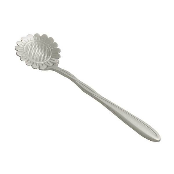 Conjunto De Colheres Em Aço Inox Prateada Para Chá - Flores - 2