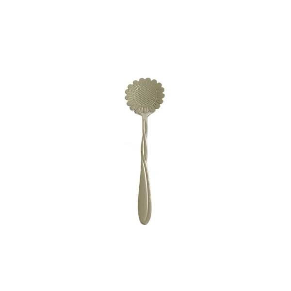 Conjunto De Colheres Em Aço Inox Prateada Para Chá - Flores - 3