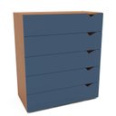 Ver imagem 1 de Cômoda Organizadora 90cm com 5 Gavetas 240822 Linha Porto Politorno