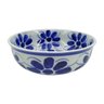 Tigela Em Porcelana Azul e Branca Colonial - Média - 1