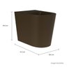 Bacia Convencional Marrom Fosco Deca Cod: P.23.22 - 4