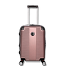 Kit Mala de Viagem Rígida de Fibra Rodinhas 360º 5 Peças:rosê - 3