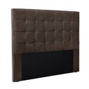 Ver imagem 1 de Cabeceira Cama Box Queen 160 Cm Verona Veludo Marrom S04 - D'Rossi