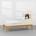 Ver imagem 4 de Kit Quarto Infantil com Pés Square Mel - Cômoda Elfe 4 Gavetas + Guarda-Roupa Elfe + Berço Mini Cama