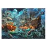 Puzzle 6000 peças Batalha de Piratas - Clementoni - 2