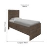 Cama Baú Luara Castanho Wood Porto Velho 111X98X194 - 4